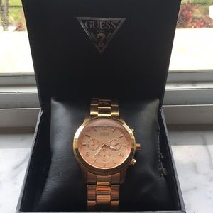 Men’s Guess Rose Gold watch